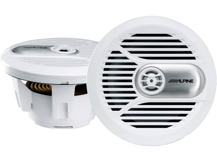 SPR-M700W 2 utas koaxiális hangszóró pár autós/hajós, fehér