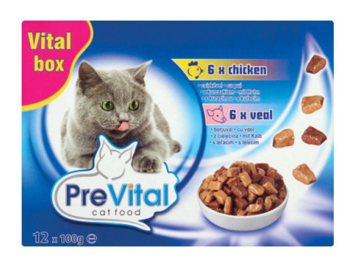 PreVital alutasakos macskaeledel multipack