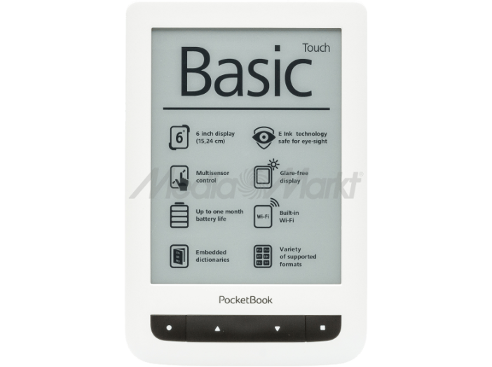 Basic Touch 624 e-könyv olvasó fehér
