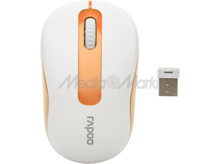 M10 narancs wireless mouse (153662)