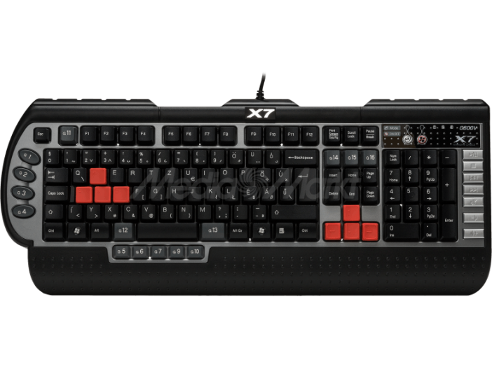 fekete magyar kiosztású gaming billentyűzet (X7-G800V)