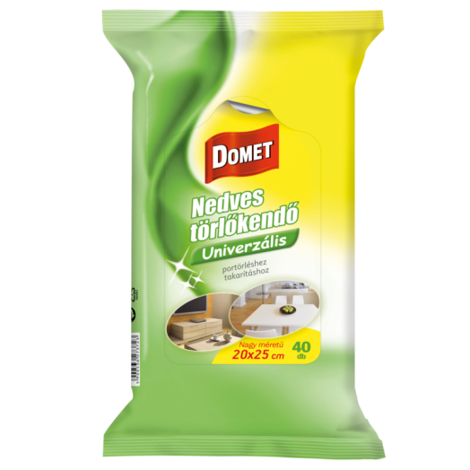 DOMET NEDVES UNIVERZÁLIS TÖRLŐKENDŐ 40DB