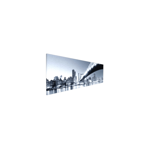 VÁSZONKÉP PANORÁMA 150X50CM         QUEENSBORO HÍD ÉJJEL, NEW YORK