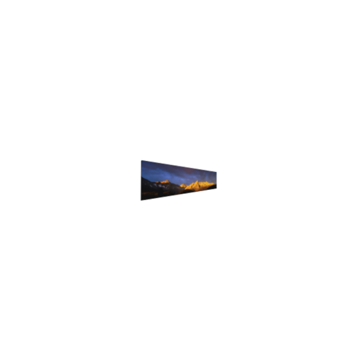 VÁSZONKÉP PANORÁMA 100X20CM A SNEFFELS HEGYSÉG NAPKELTEKOR