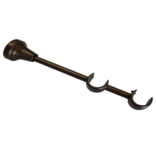 EURÓPA FÉM KARNISTARTÓ 16+4CM 2SOR. D19MM, BRONZ