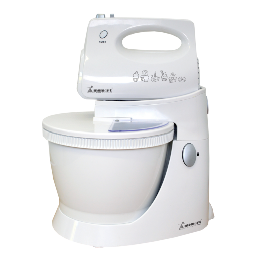 MOMERT FORGÓTÁLAS KÉZI MIXER        3,5L TÁL, 5 SEB.,DAGASZTÓ+HABVERŐ