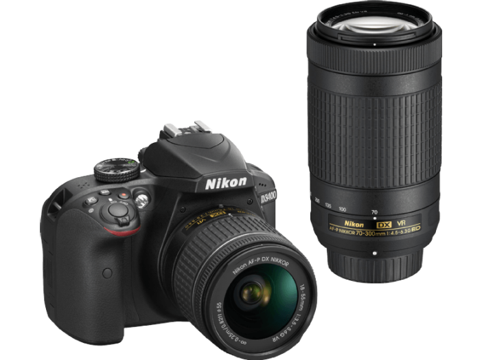 D3400 + AF-P 18-55 VR + AF-P 70-300 VR Kit