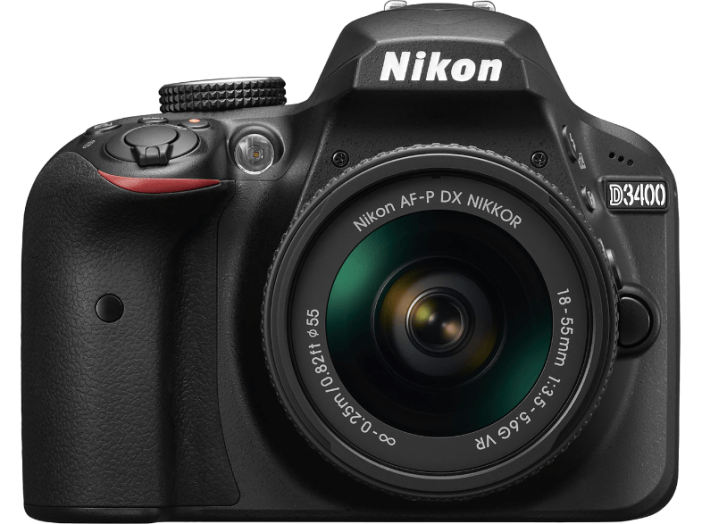 D3400 + AF-P 18-55 VR fekete Kit