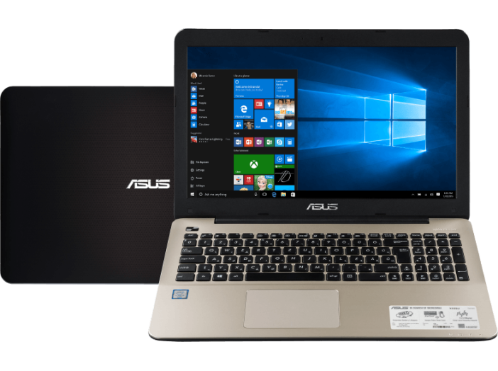 X555UA-XX205T barna notebook (15,6"/Core i5/4GB/1TB/Windows 10)