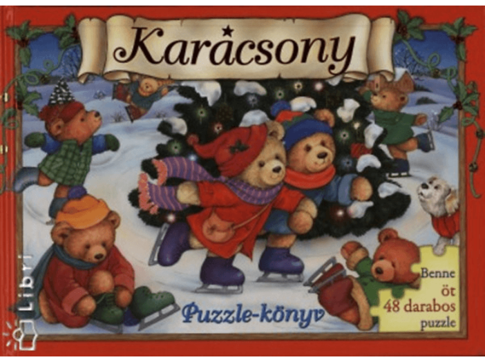 Karácsony puzzle-könyv