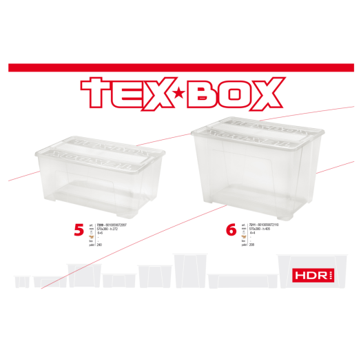 TEX BOX TÁROLÓDOBOZ 57*38*27,2CM    TETŐVEL