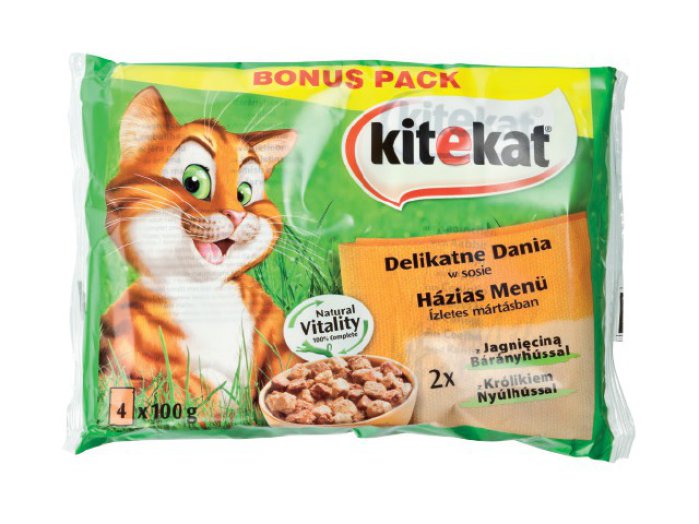 Kitekat alutasakos macskaeledel multipack