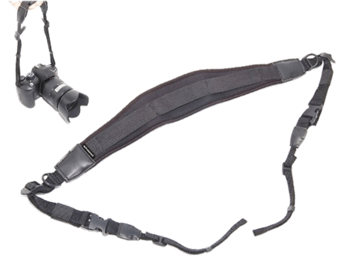 Professional Neoprene Neck Strap neoprén nyakpánt, fekete