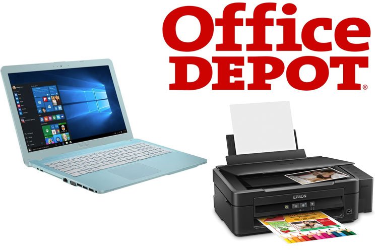 Nyomtatók és laptopok az Office Depot-ban