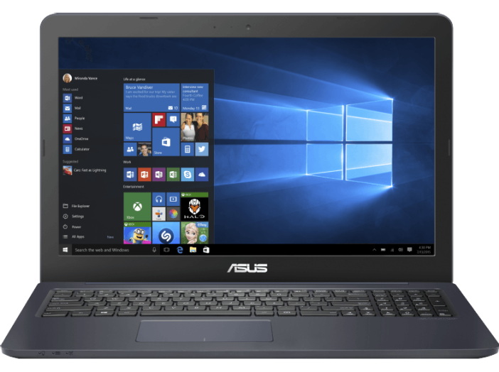 E502SA-XO006T kék notebook (15,6"/Pentium/4GB/1TB/Windows 10)
