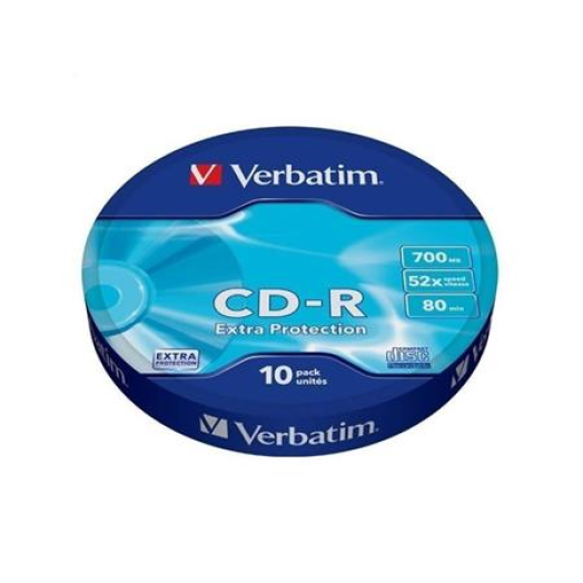 Verbatim Datalife CD-R lemez 700MB 52x zsugor 10db