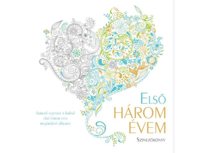 Első három évem: Kisfiú - Színezőkönyv