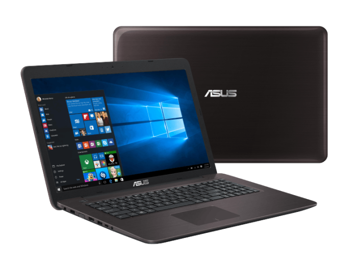 X756UX-T4066D barna notebook (17,3" Full HD/Core i5/8GB/1TB/GTX950 4GB VGA/DOS)
