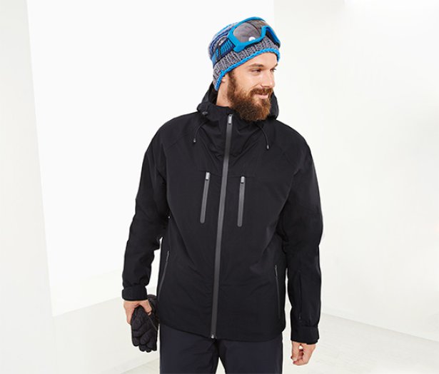 Férfi softshell sídzseki