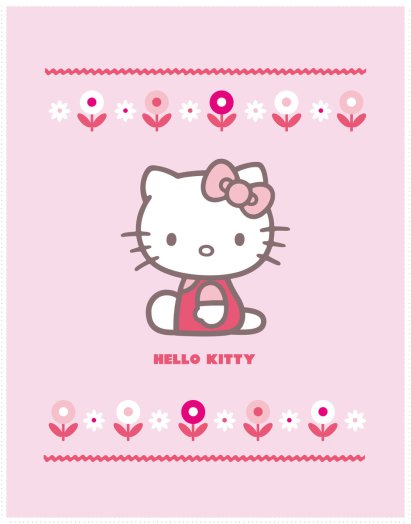 Hello Kitty pléd