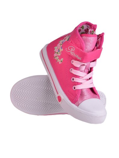 Girls Kids High Sneakers