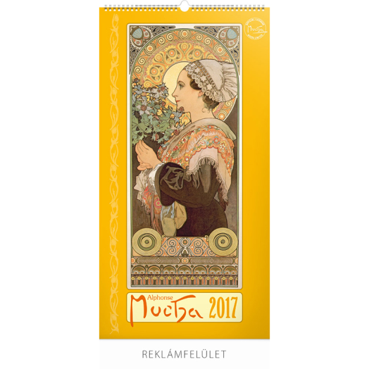 Falinaptár Alphonse Mucha 6095
