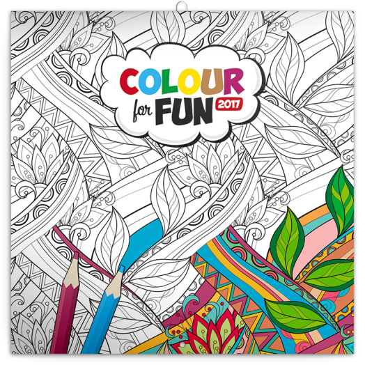 Falinaptár Colour for fun 6097