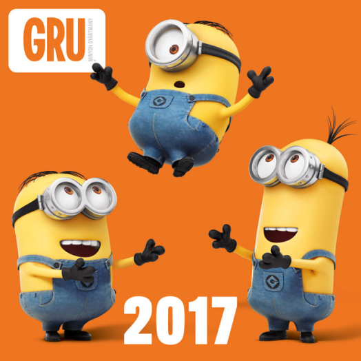 Lizzy közepes lemeznaptár Minions
