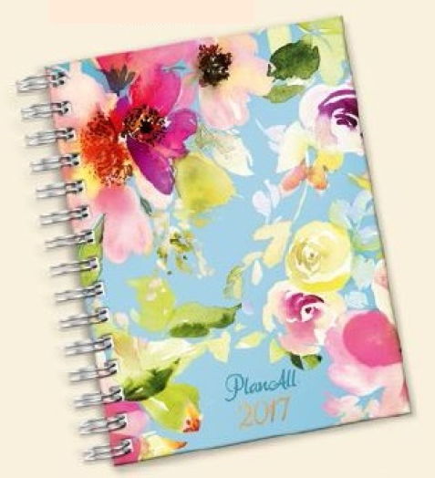 Lizzy spirálos heti tervező B5 PlanAll Floral