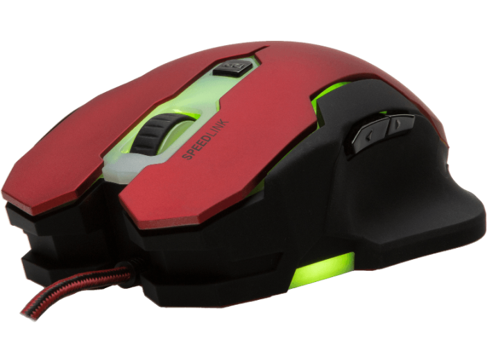 Svipa fekete/piros gaming egér (SL-680000-BKRD)