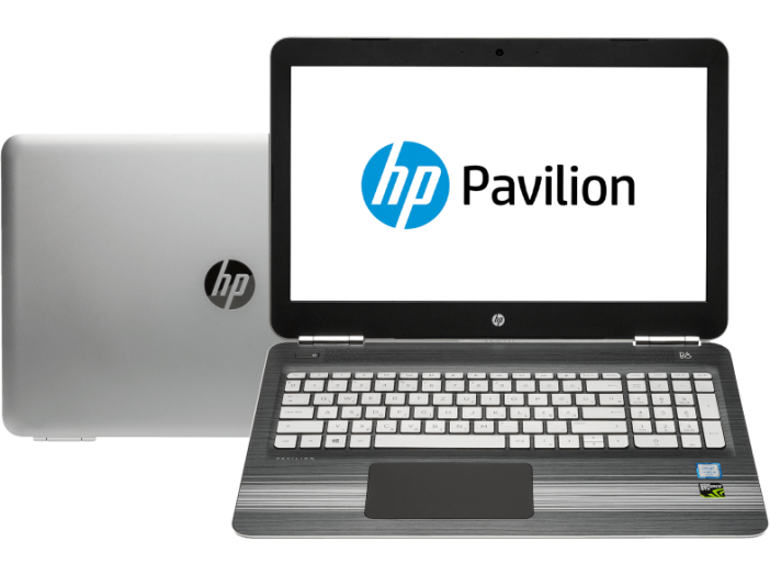 Pavilion 15 ezüst notebook X5D64EA (15,6" Full HD/Core i5/4GB/1TB/GTX950 2GB VGA/DOS)