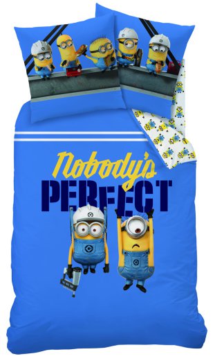 Minyonok kék ágyneműhuzat