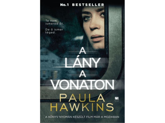 A lány a vonaton - filmes borítóval
