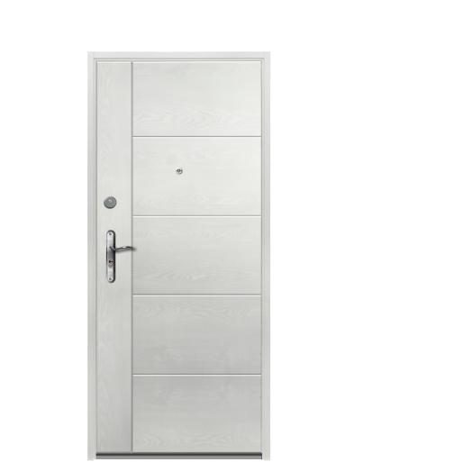 UNO ACÉL KÜLTÉRI BEJÁRATI AJTÓ BAL  97X205CM FEHÉR