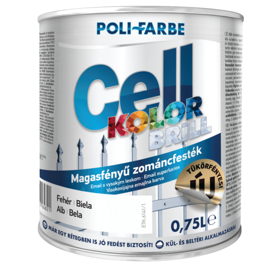 CELLKOLOR BRILL ZOMÁNCFESTÉK MAGASFÉNYŰ 0,75L VILÁGOSZÖLD