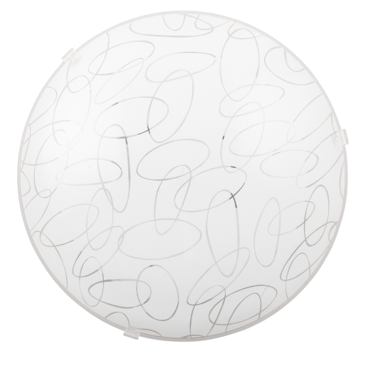 KIEL MENNYEZETI LÁMPA E27 60W       D: 25CM ÜVEG