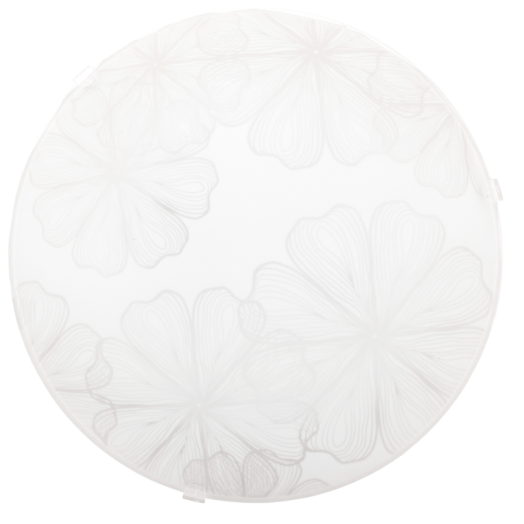 LENS MENNYEZETI LÁMPA E27 60W       D: 25CM ÜVEG