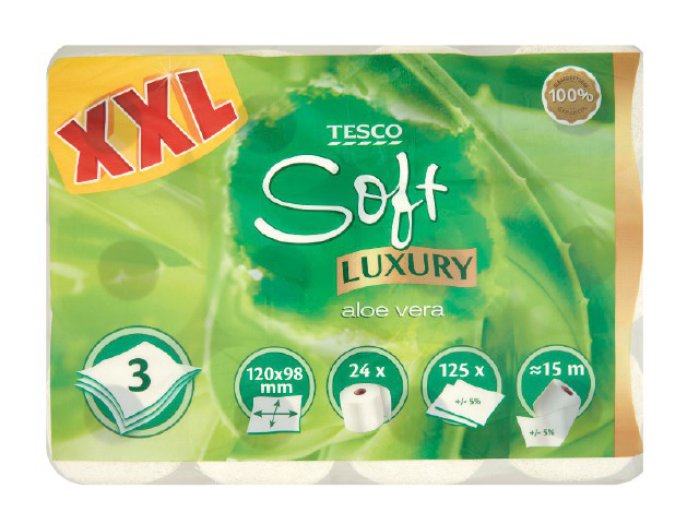 Tesco Soft Luxury toalettpapír