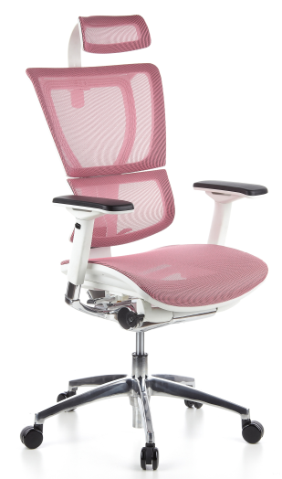 Ergohuman Lady net hálós főnöki szék  pink