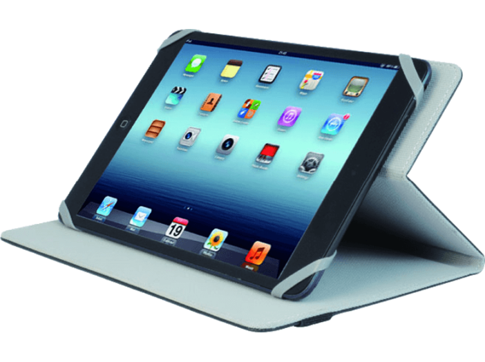 fekete univerzális állvánnyá alakítható tablet tok 8" (TUC20-8-BLK-14E)