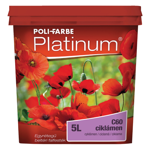PLATINUM BELTÉRI FALFESTÉK 5L CIKLÁMEN C60 DISZPERZIÓS