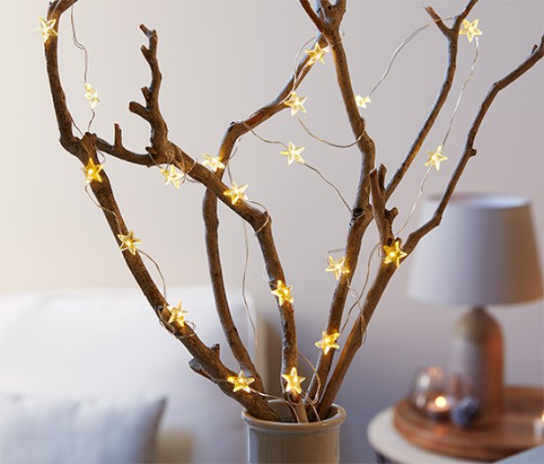 Mikro-LED-es égősor, ezüst