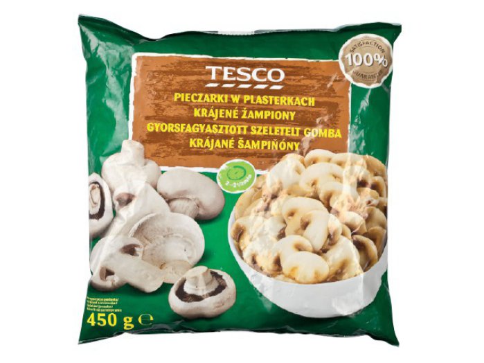 Tesco szeletelt gomba