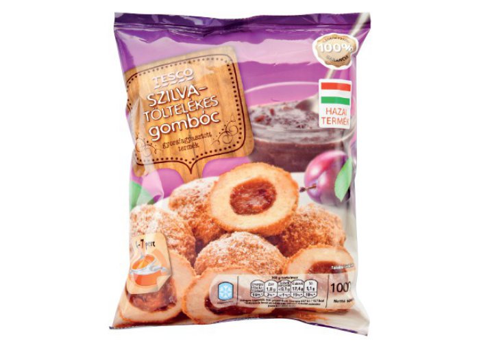 Tesco szilvatöltelékes gombóc