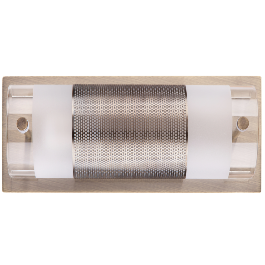 PERIODIC FÜRDŐSZ. LÁMPA E14 1×40W   25×9CM IP20 FÉM/ÜVEG BRONZ