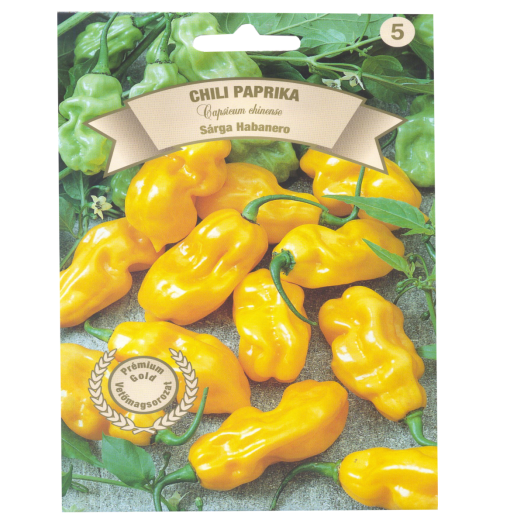 CHILI PAPRIKA HABANERO SÁRGA PRÉMIUM GOLD VETŐMAG