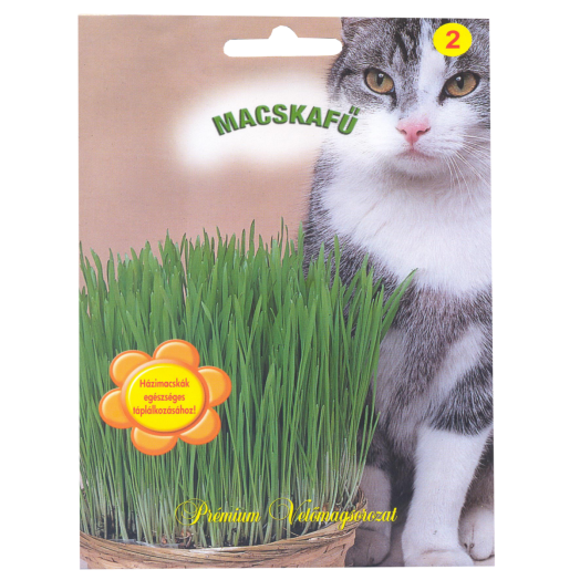 PRÉMIUM MACSKAFŰ                    PRÉMIUM VETŐMAG 2