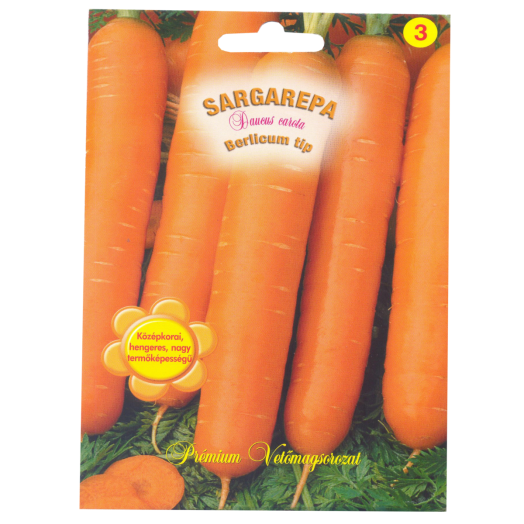 PRÉMIUM SÁRGARÉPA BERLICUM          PRÉMIUM VETŐMAG 3