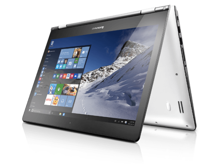 Yoga 500 fehér 2in1 eszköz 80N4015D (14" Full HD/Core i3/4GB/500GB/Windows 10)