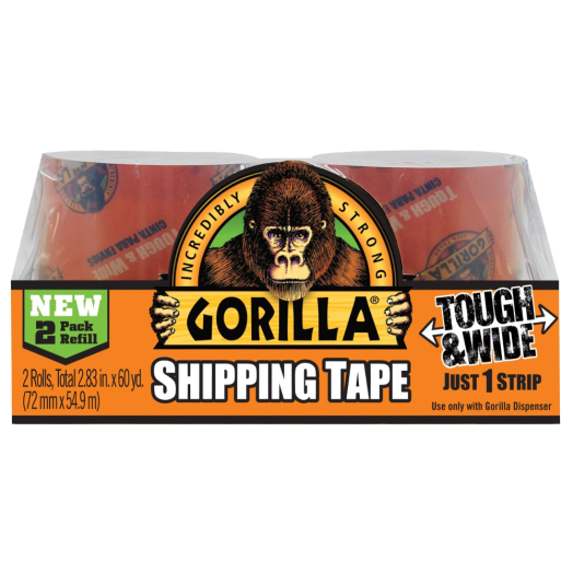 GORILLA PACKAGING TAPE UTÁNTÖLTŐ CSOMAG 2DB 27M